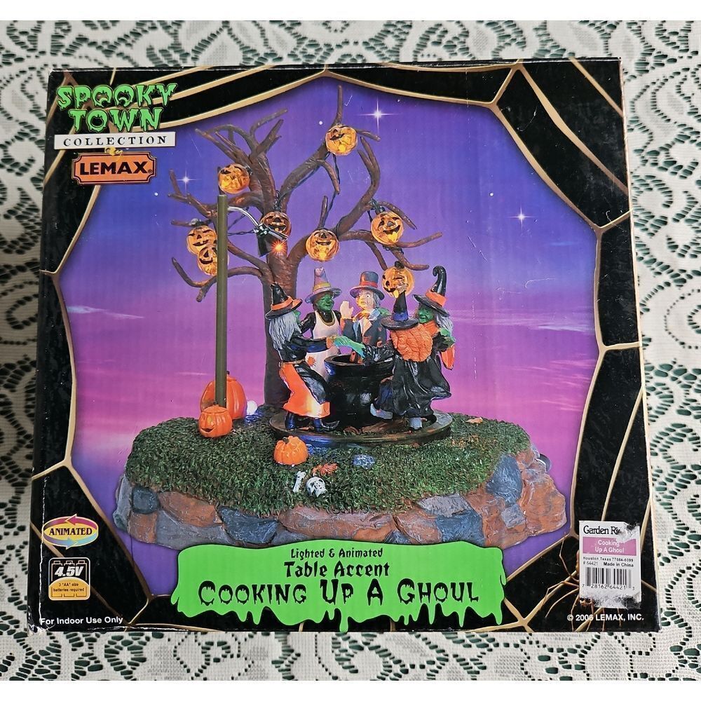 Lemax Spooky Town Cooking Up A Goul Halloween